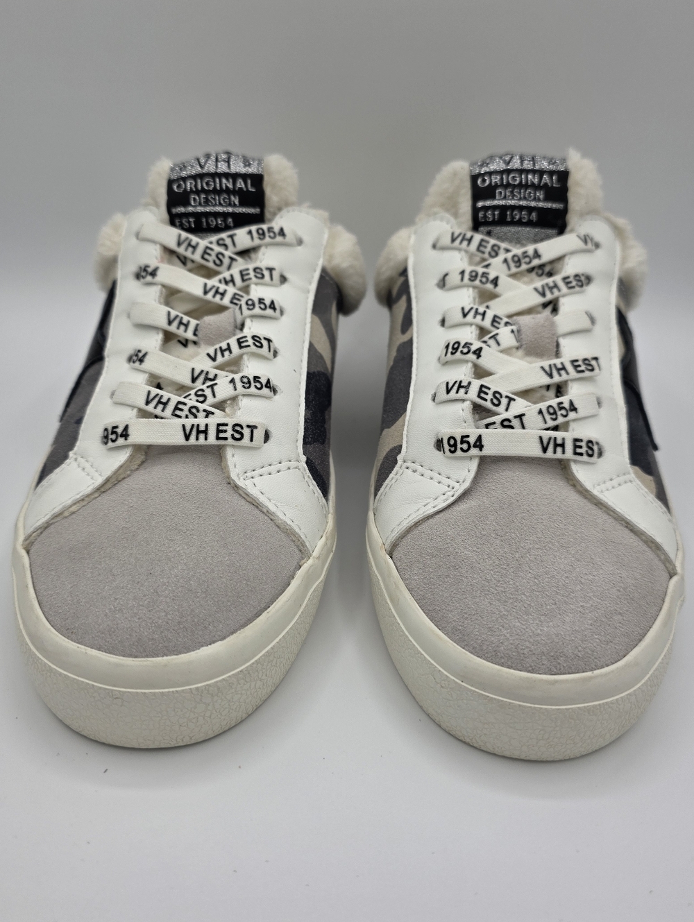 Vintage Havana Star Sneakers Womens 7 Camo Faux Fur Lined‎ Slip On